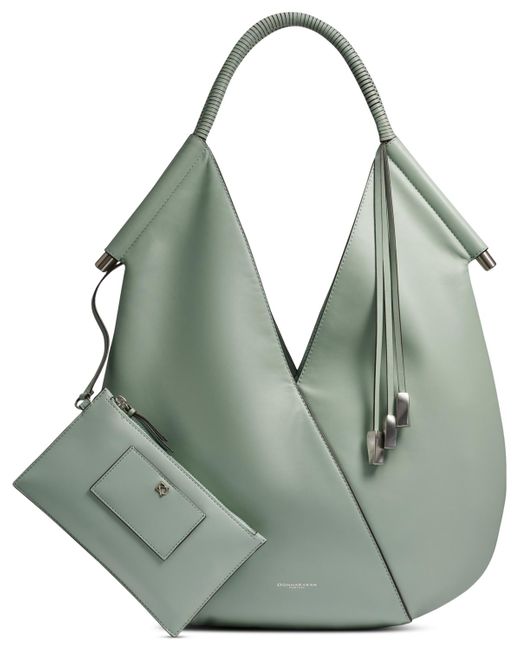 Donna Karan Green Baldwin Shoulder Bag