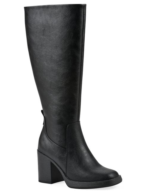 White Mountain Black Mackle Boot