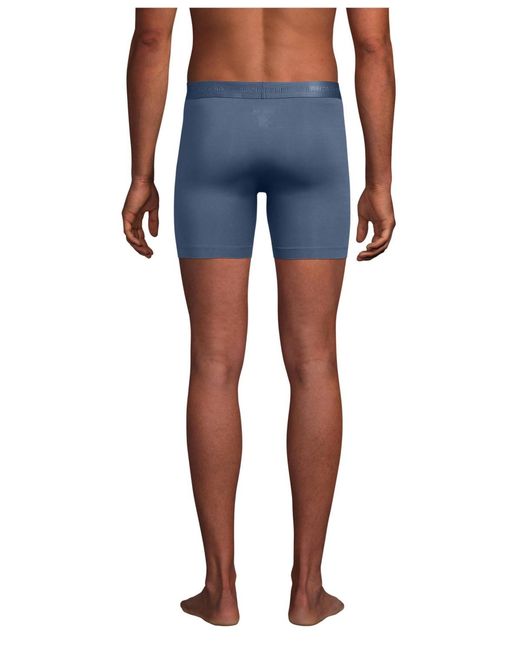 Lands' End Blue Flex Performance Boxer Brief 3 Pack for men