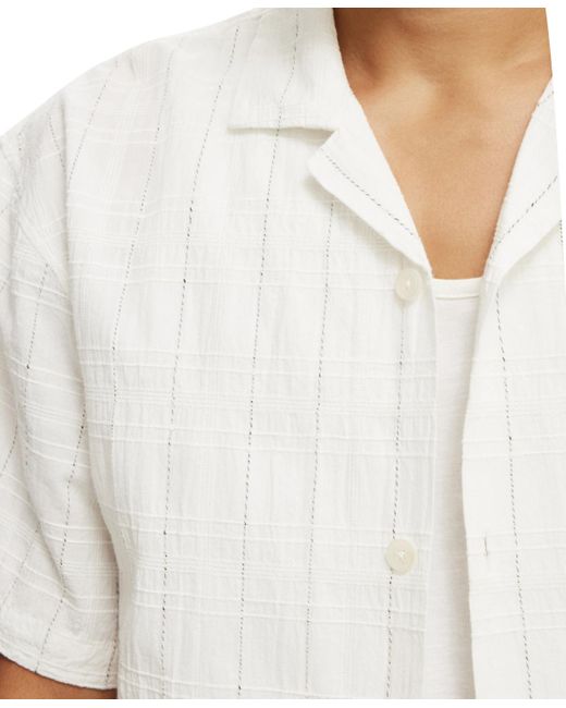 Cotton On White Box Fit Short Sleeve Shirt for men