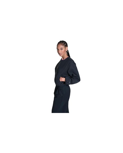 Converse Black Bubble Sleeve Bomber Jacket