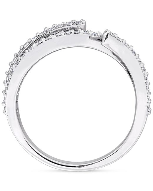 Macy's White Moissanite Wrap Statement Ring (1/2 Ct. T.w.