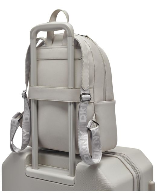 DKNY Gray Clean Cut 14" Backpack