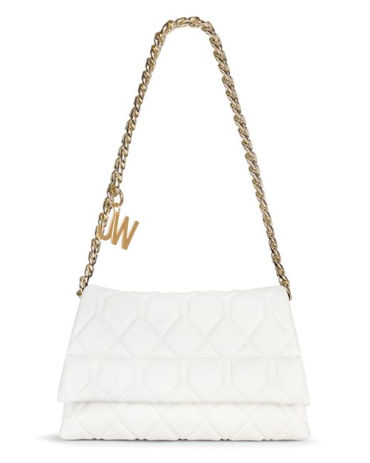 Jason Wu Kin Quilted Leather Small Shoulder Bag in White | Lyst