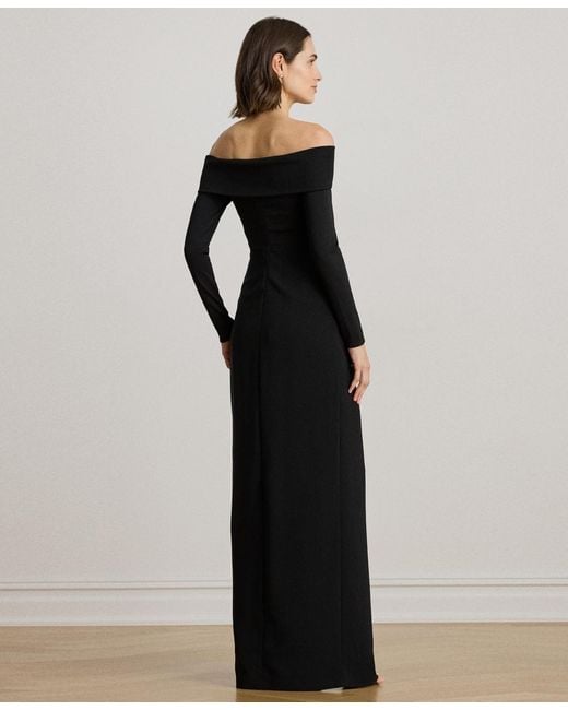 rib knit off the shoulder dress Off-Shoulder Rib Knit Dress  La Garonne
