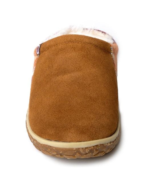 Minnetonka Brown Tahoe Slipper Clogs