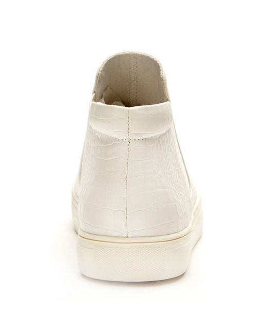 matisse harlan embossed leather sneakers