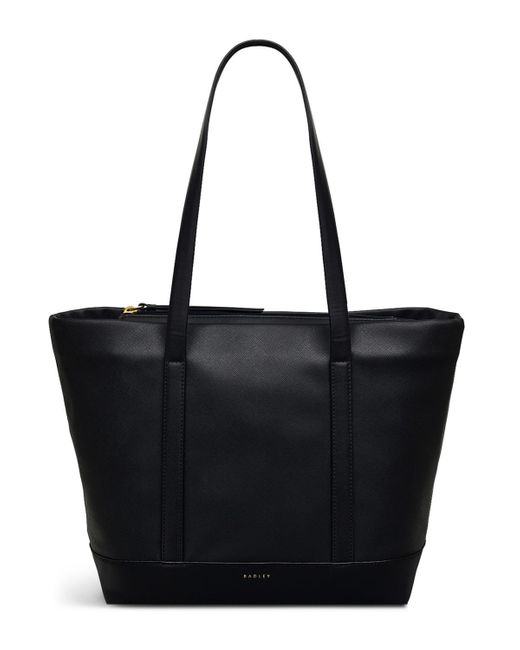 Radley Black Suffolk Road Medium Zip Top Grab Bag
