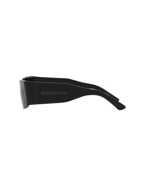 Balenciaga Black Rectangle Sunglasses