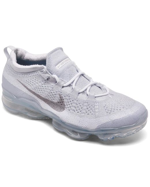 Nike Gray Air Vapormax 2023 Fly Knit Running Sneakers From Finish Line for men