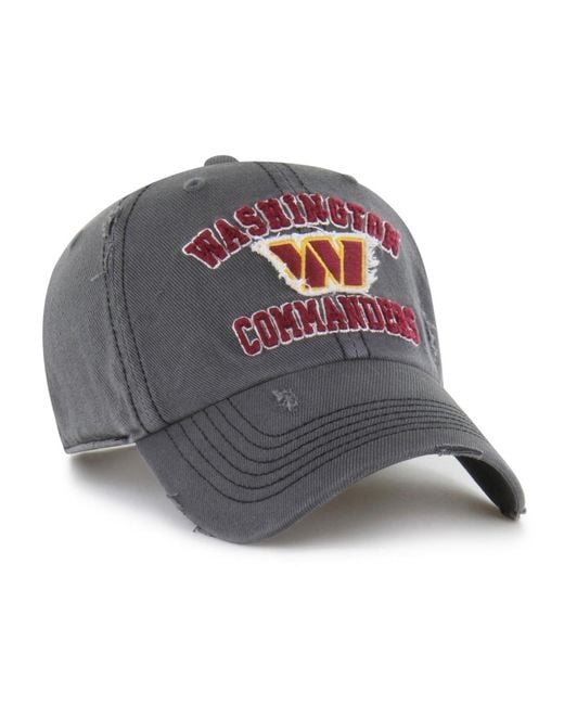 '47 Gray Washington Commanders Seymoore Clean Up Adjustable Hat for men