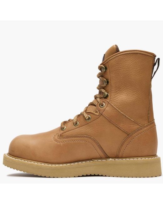 Georgia Boot Brown Wedge Steel Toe Work Boot for men