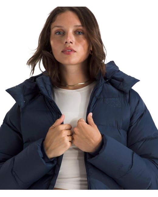 The North Face Blue Hydrenalite City Parka Hooded Jacket