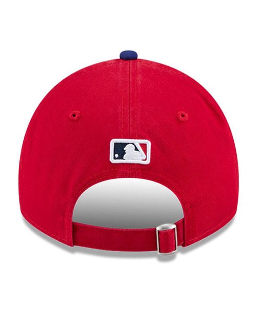 KTZ Red/royal Philadelphia Phillies 2025 Mlb All-star Game 9twenty Adjustable Hat for men
