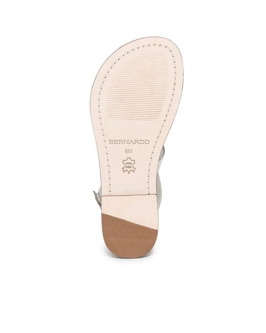 Bernardo White Bernardo Maverick 2 Toe Ring Sandal