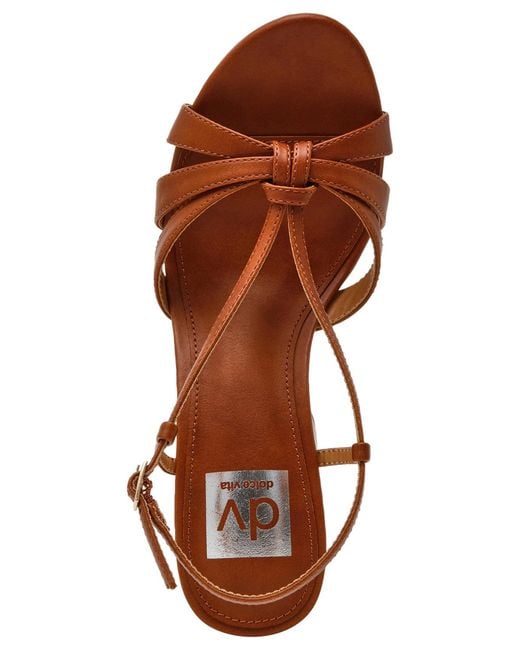 Dolce Vita Willowmena Strappy Platform Dress Sandals in Brown | Lyst