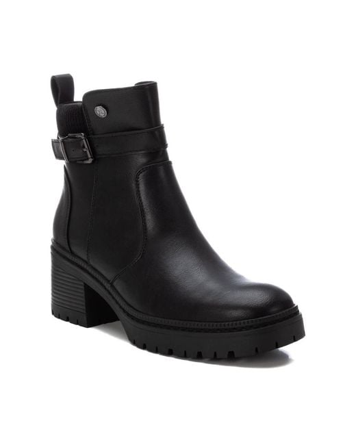 Xti Black Casual Booties By