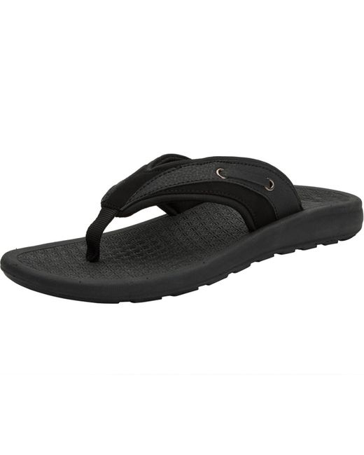 Kingsize Black Island Flip Flops for men