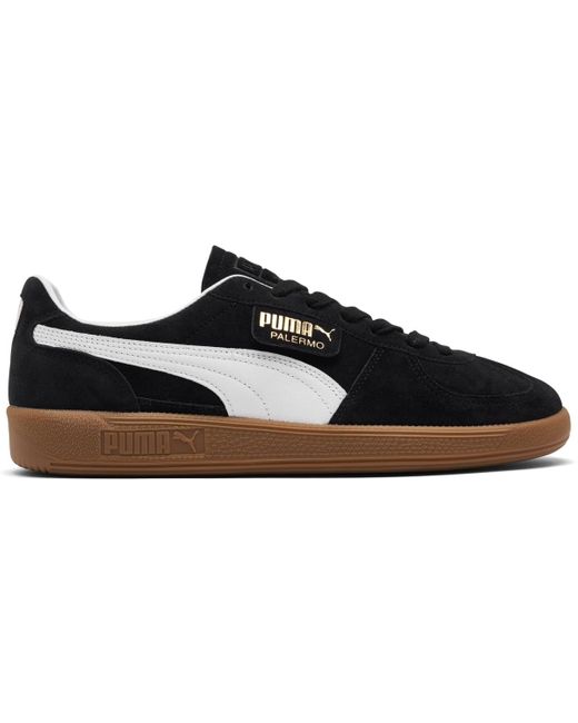 PUMA Black Palermo Casual Sneakers From Finish Line for men