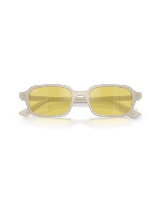 Ray-Ban Yellow Rectangle Sunglasses