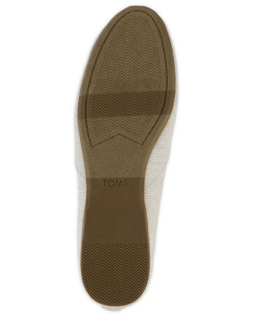 TOMS White Gemma Ballet Flats