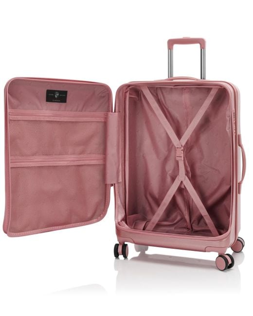 Heys Pink Hey's Ez Fashion Hardside 26" Check-in Spinner luggage