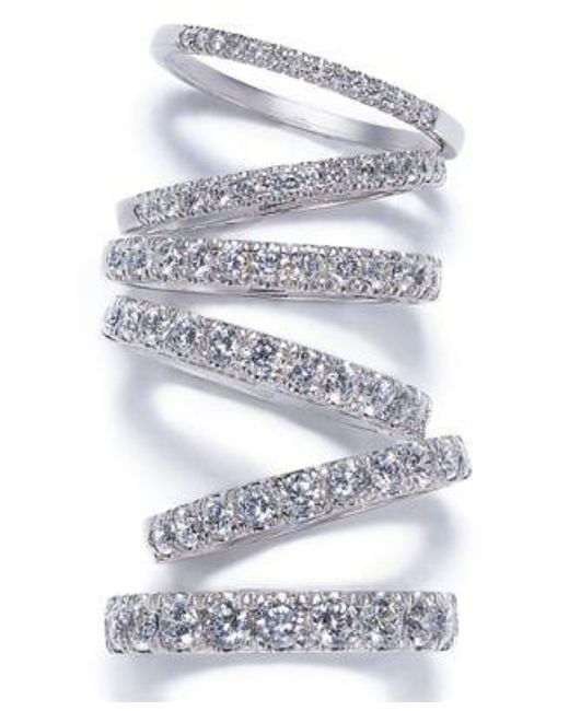 Macy's Dazzling Pave Diamond Band Collection In 14k Gold White Gold