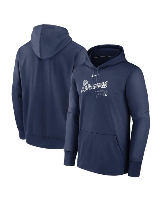 Nike Atlanta Braves Authentic Collection Practice Performance Pullover ...