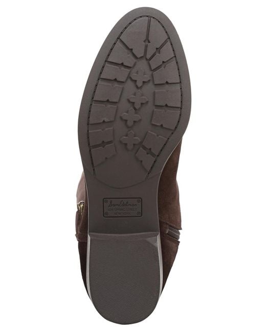 Sam Edelman Brown Perin Round Toe Boots