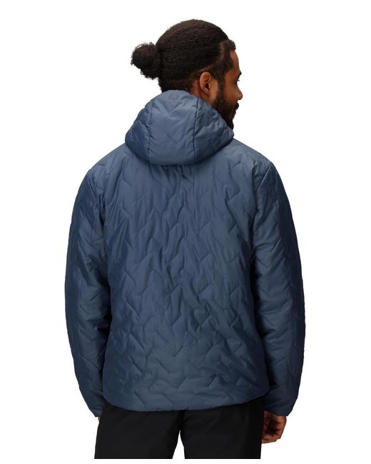 Marmot Blue Monoquilt Hooded Jacket for men