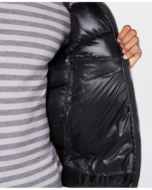 calvin klein black down jacket
