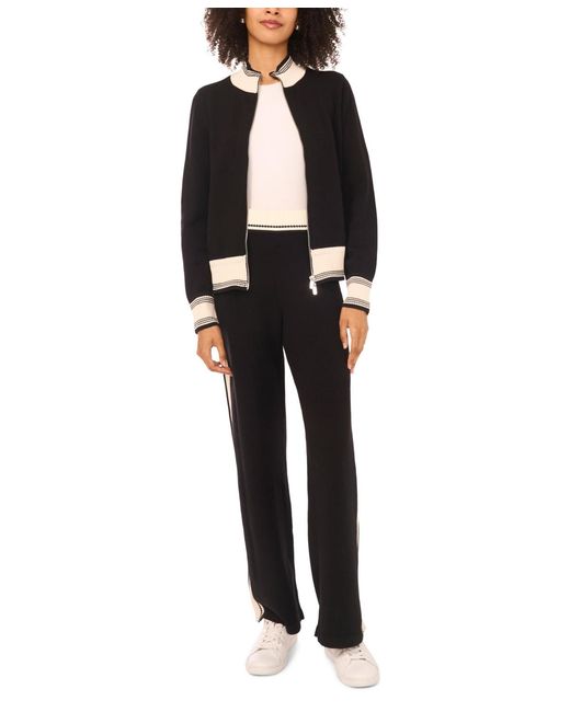 Vince Camuto Black Mock Neck Jacket