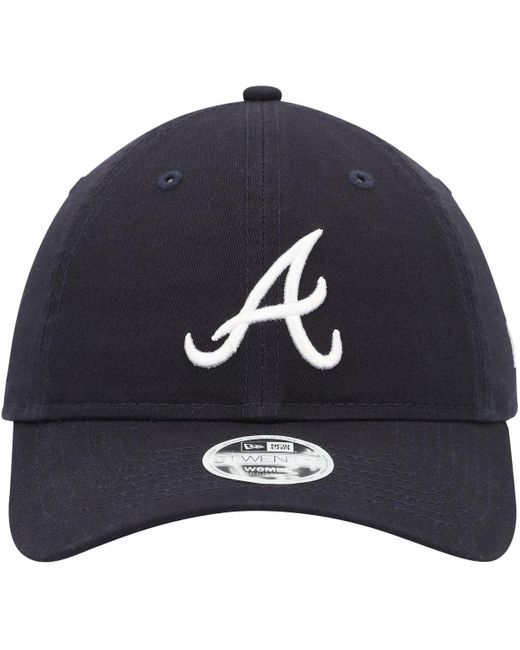 KTZ Blue Atlanta Braves Team Logo Core Classic 9twenty Adjustable Hat
