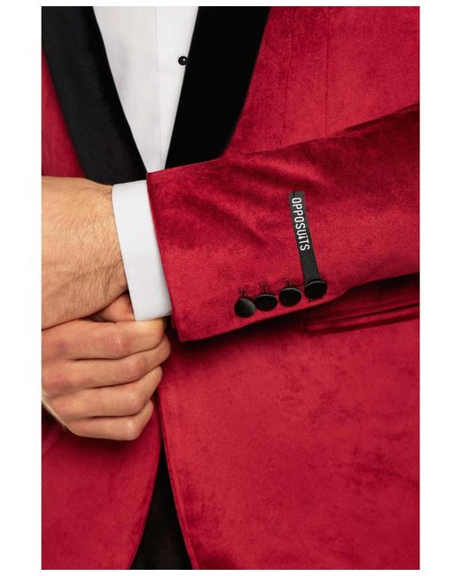 Opposuits Red Deluxe Dinner Jacket for men