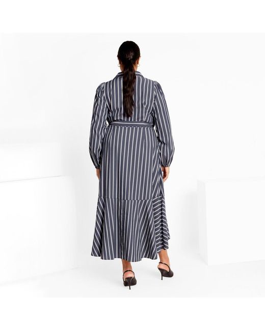 blue nurse dress uniform Light Blue And Navy Blue Nurse Dress For Women | Hospital Uniform main image 1