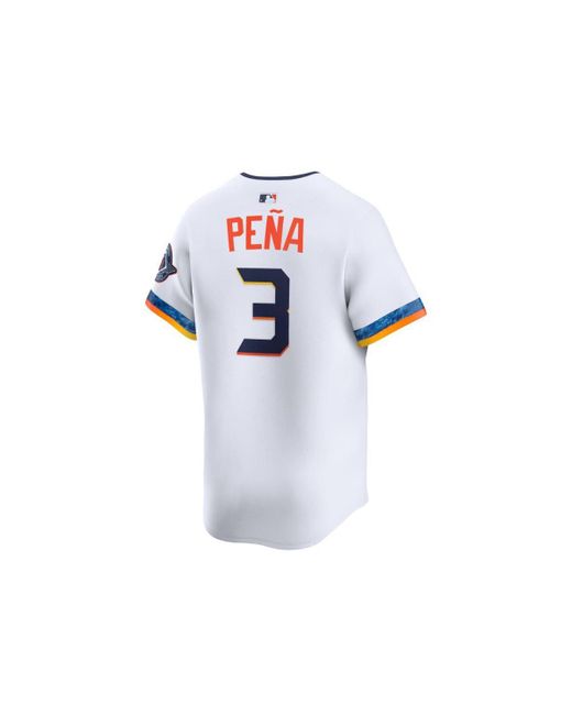 Nike White Jeremy Pena Houston Astros 2025 City Connect Limited Player Jersey for men