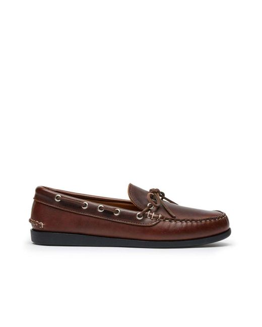 Quoddy Brown Canoe Shoe for men