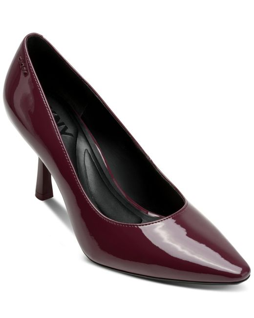 DKNY Purple Natrona Mid Slip On Pumps