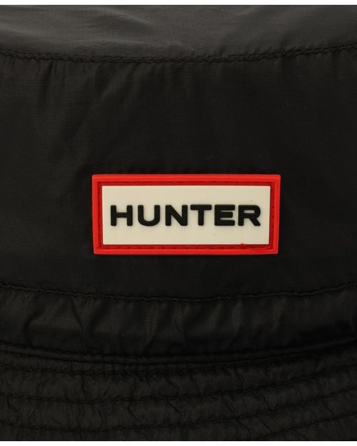 Hunter Black Ripstop Bucket Hat