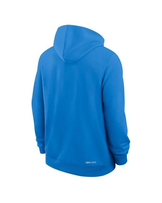 Nike Blue Ole Miss Rebels 2025 Sideline Standard Issue Dri-fit Hoodie for men