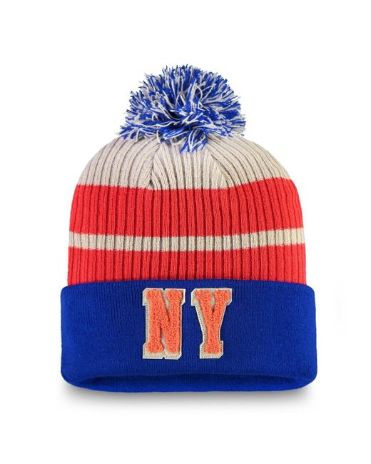 Fanatics Blue New York Islanders True Classics Cuffed Pom for men