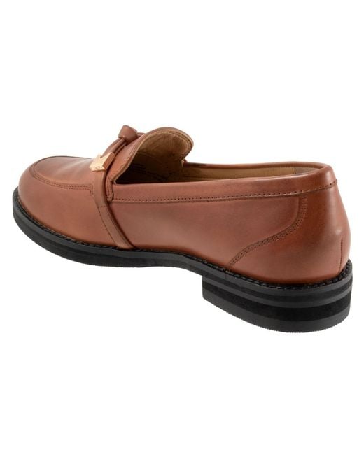 Trotters Brown Femi Flat
