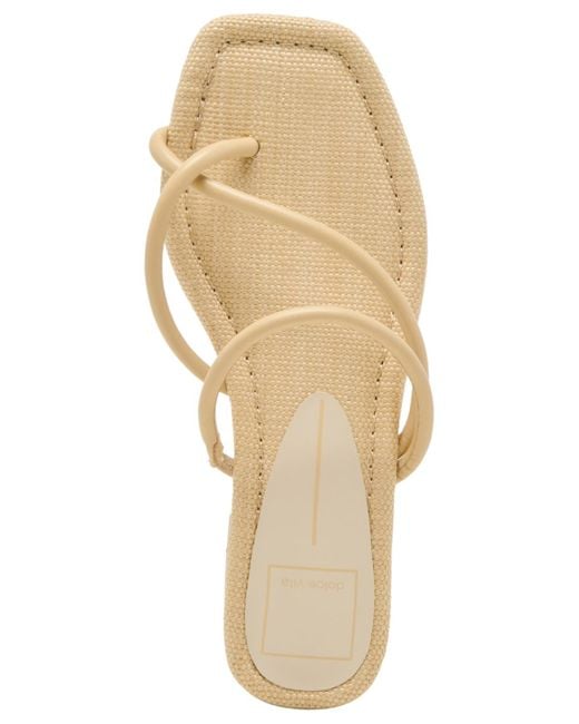 Dolce Vita White Leanna Strappy Flat Sandals