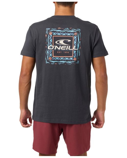 O'neill Sportswear Blue Patterns T-shirt for men