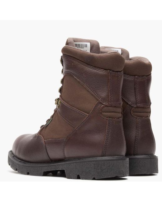 Georgia Boot Brown Homeland Steel Toe Waterproof Work Boot for men