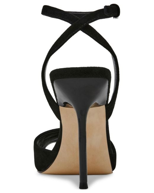 Steve Madden Black Lilac Two-piece Dress Sandals