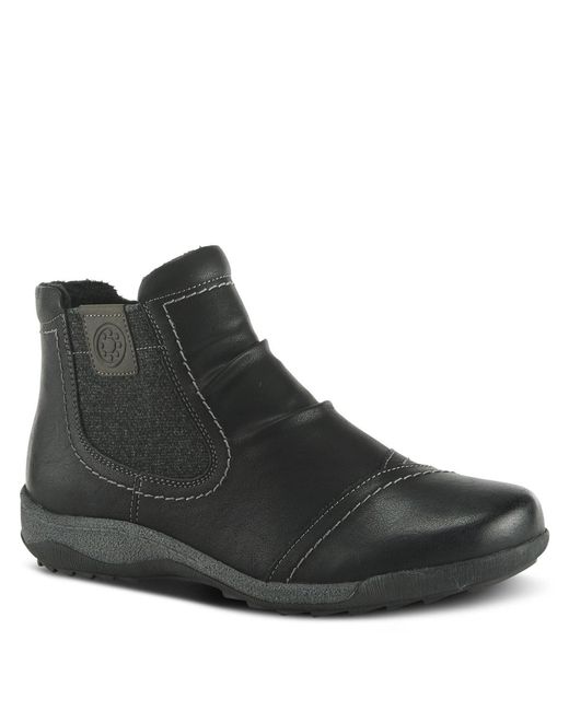 Spring Step Black Atella Low Profile Bootie