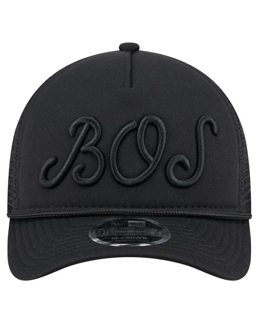 KTZ Gray Boston Red Sox City Initial 9forty A-frame M-crown Adjustable Trucker Hat for men