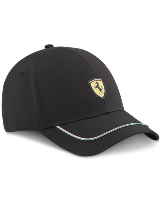 PUMA Black Ferrari Race Logo Hat for men