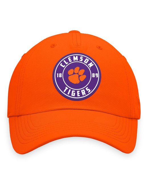 Top Of The World Orange Clemson Tigers Region Adjustable Hat for men